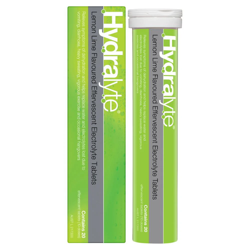 Hydralyte Lemon-Lime Effervescent Tablets 20s - Image 3