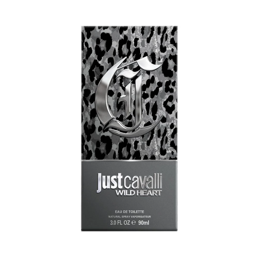 Just Cavalli Mens Wild Heart EDT 90ml - Image 4