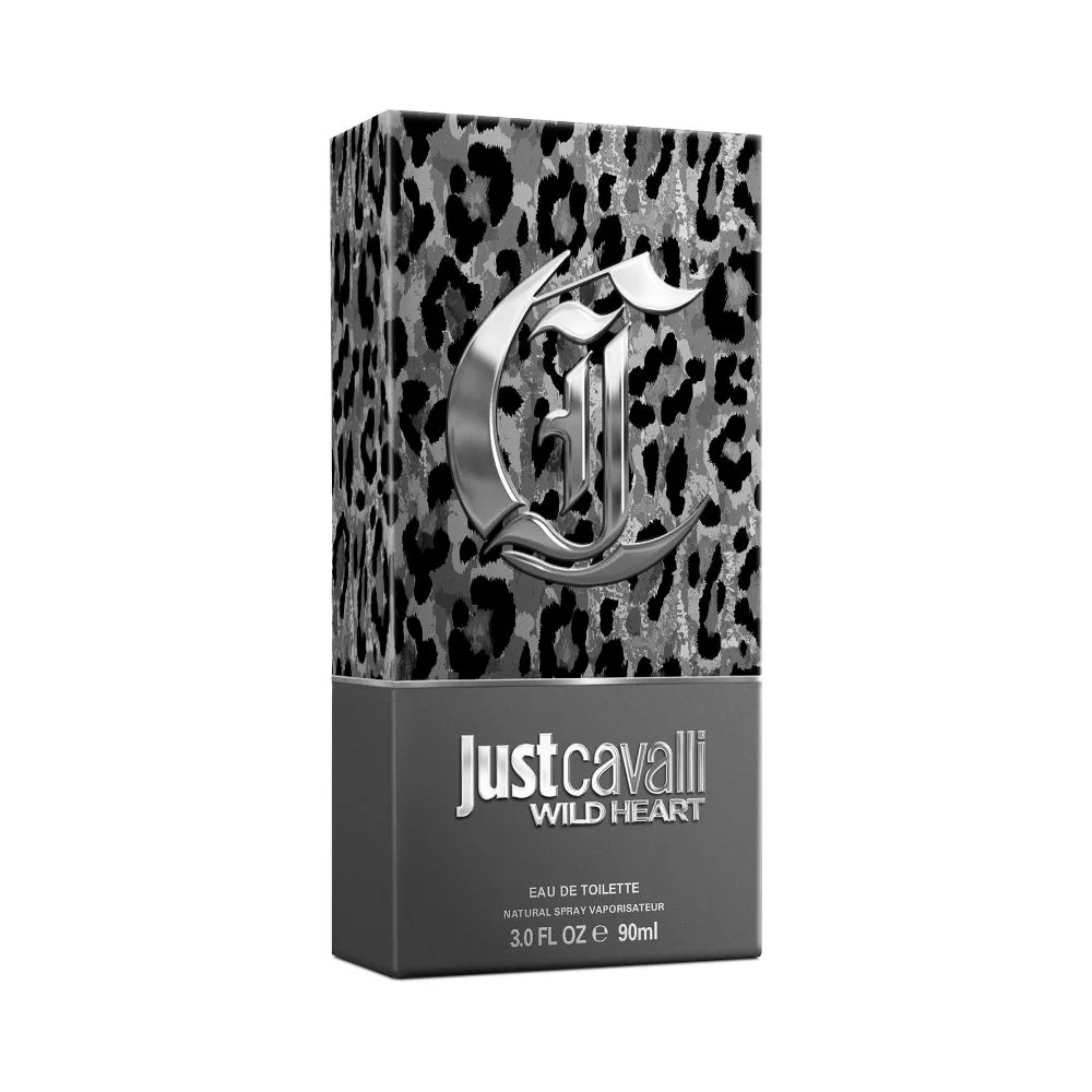 Just Cavalli Mens Wild Heart EDT 90ml - Image 6