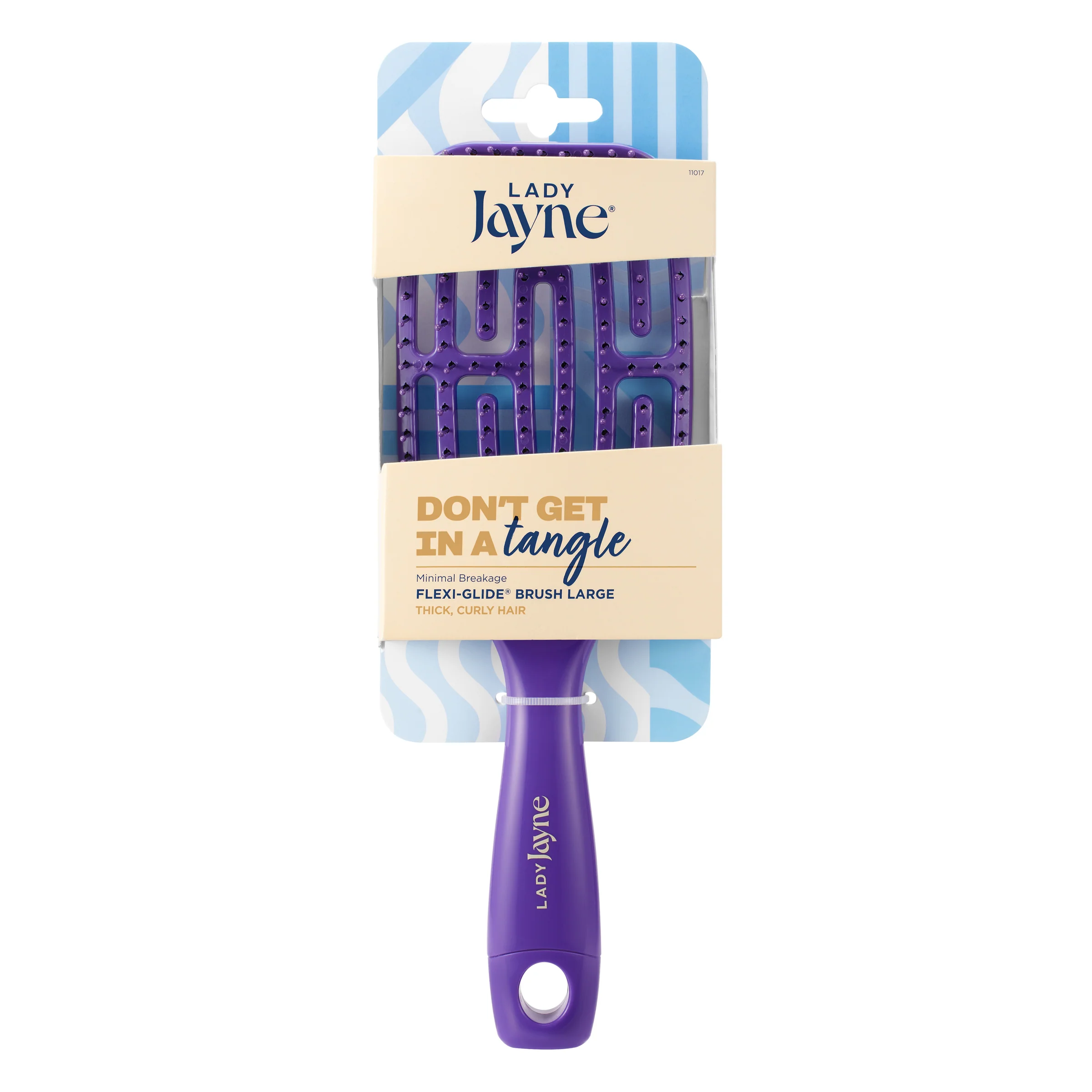 Lady Jayne Flexi-Glide Brush Purple - Image 3