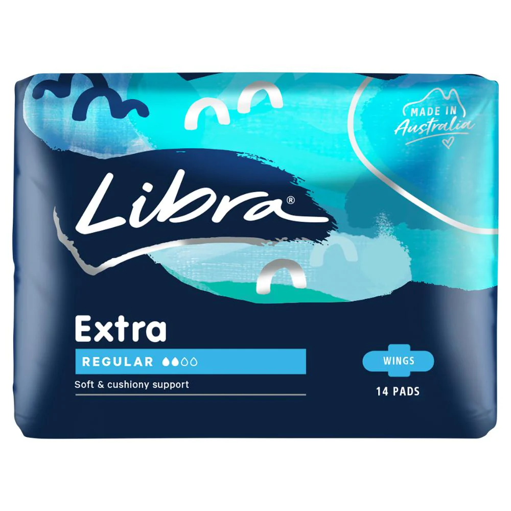 Libra Pad Extra Wings Regular 14pk