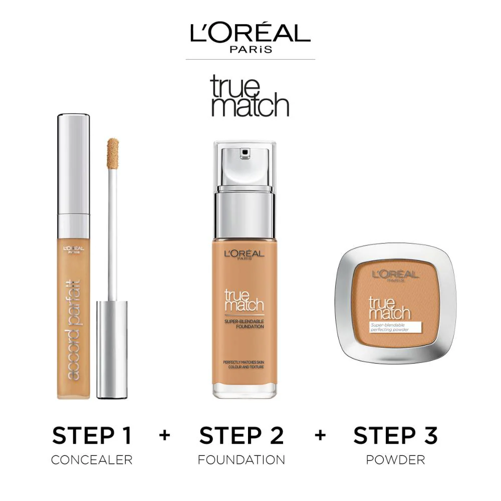 L'Oréal Paris True Match Liquid Foundation 3N Creamy Beige - Image 4