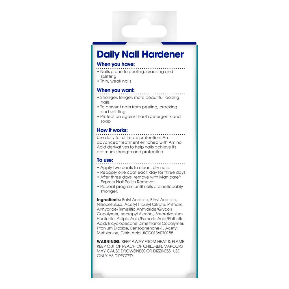 Manicare Daily Nail Hardener 12ml - Image 3