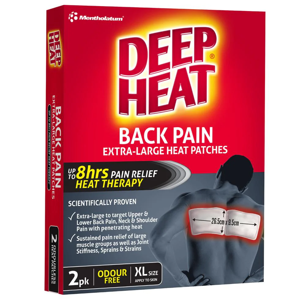 Mentholatum Deep Heat Back Patch 2pk - Image 4