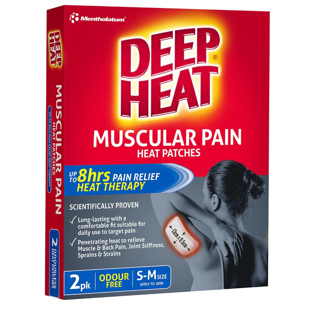 Mentholatum Deep Heat Patch 2pk - Image 2