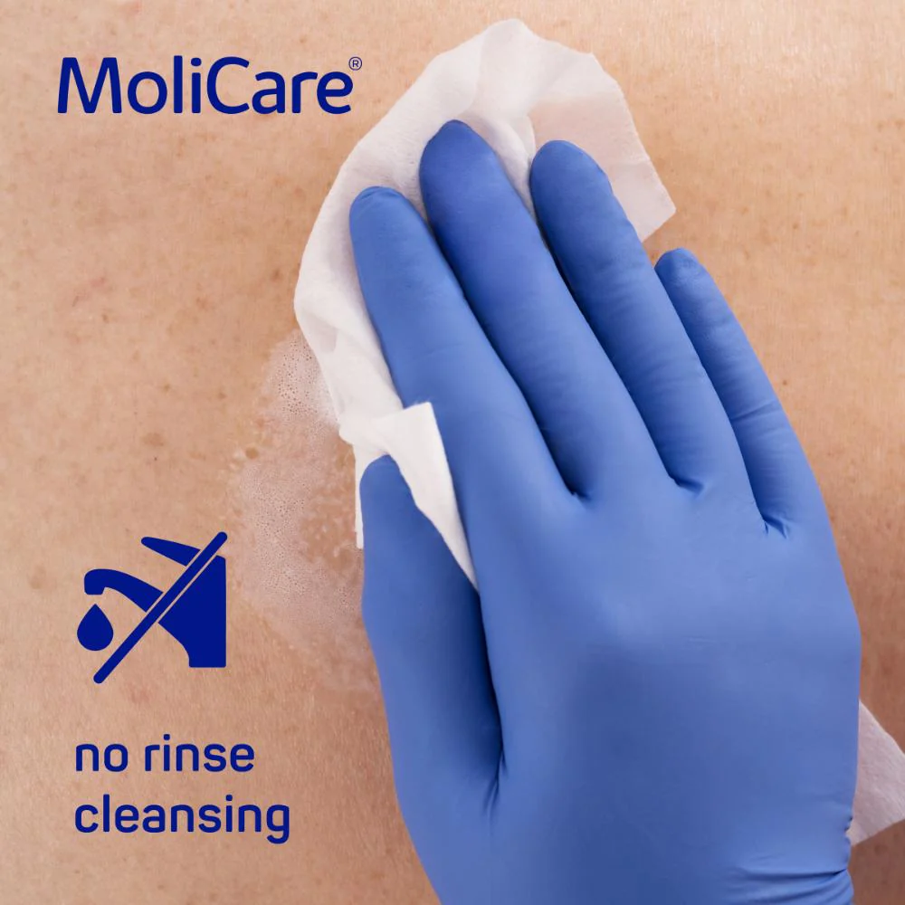 Molicare Skin Moist Tissues 20x30cm 50pk - Image 4