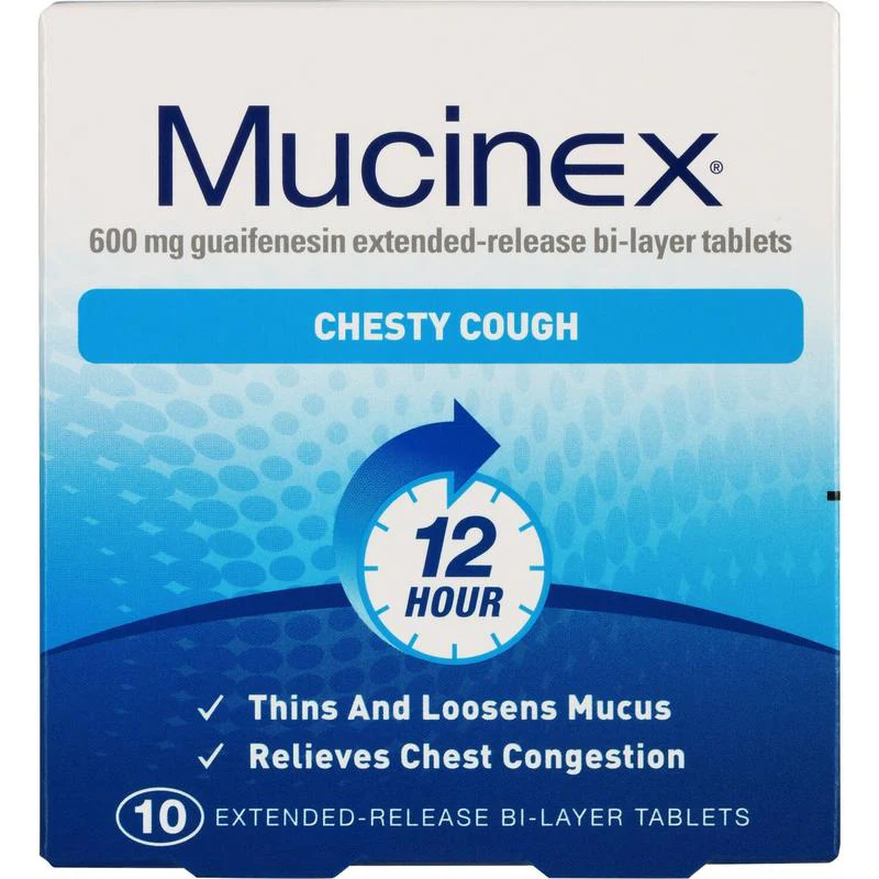 Mucinex Chesty Cough Tablets 600mg 10s