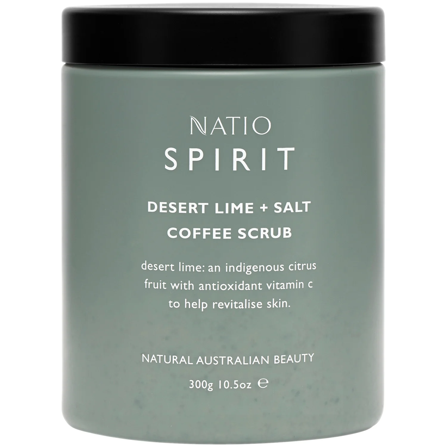 Natio Spirit Desert Lime + Salt Coffee Scrub 300g - Image 2