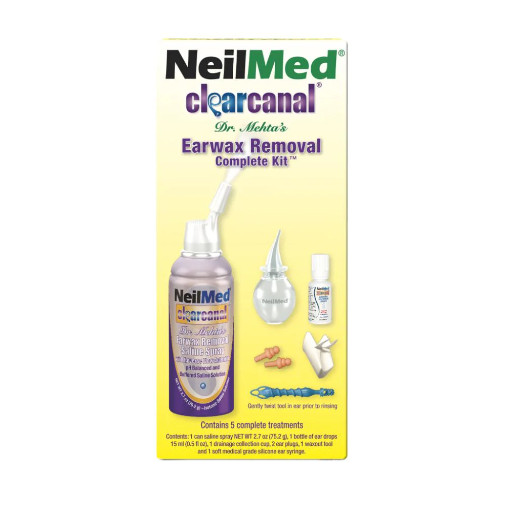 Neilmed Clear Canal Ear Wax Removal Complete Kit 75ml - Image 2