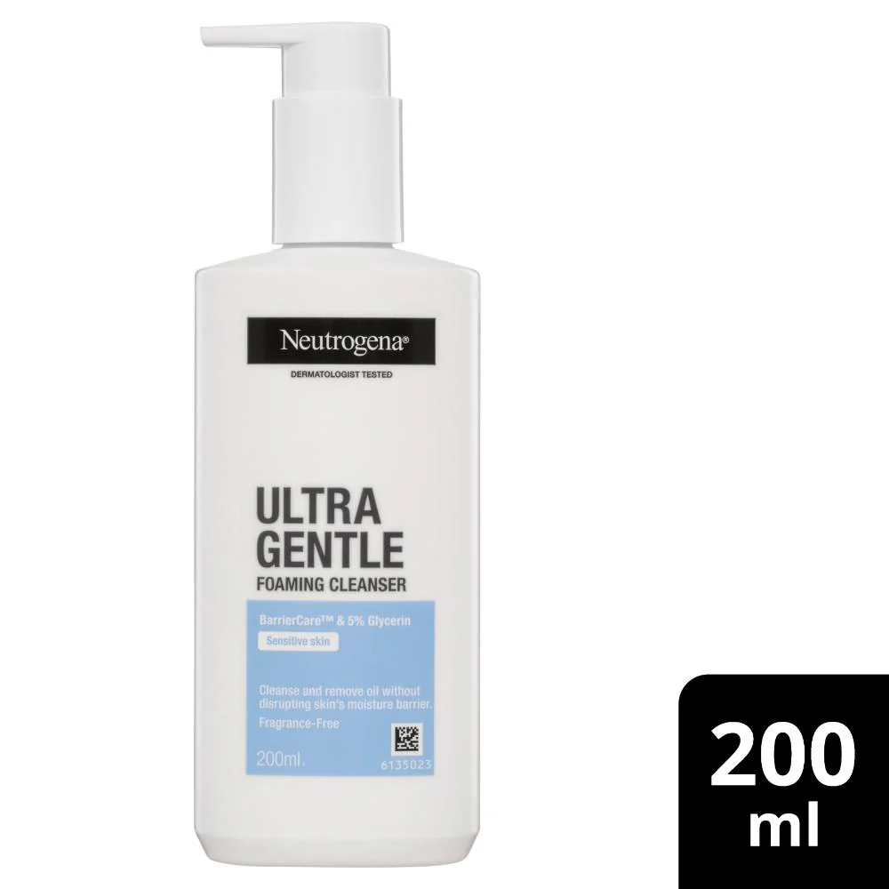 Neutrogena Ultra Gentle Foaming Cleanser 200ml - Image 6