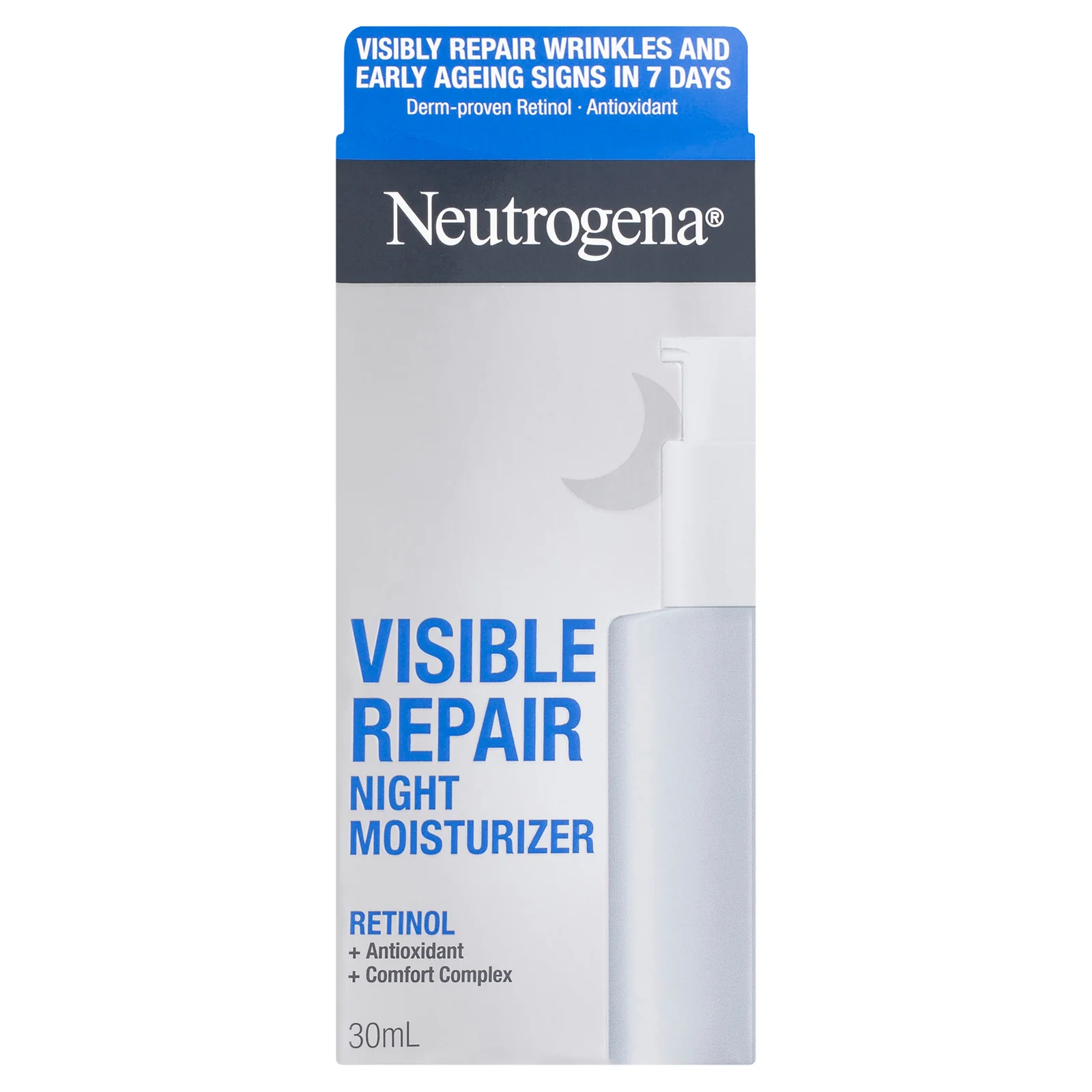 Neutrogena Visible Repair Night Moisturiser 30ml - Image 2