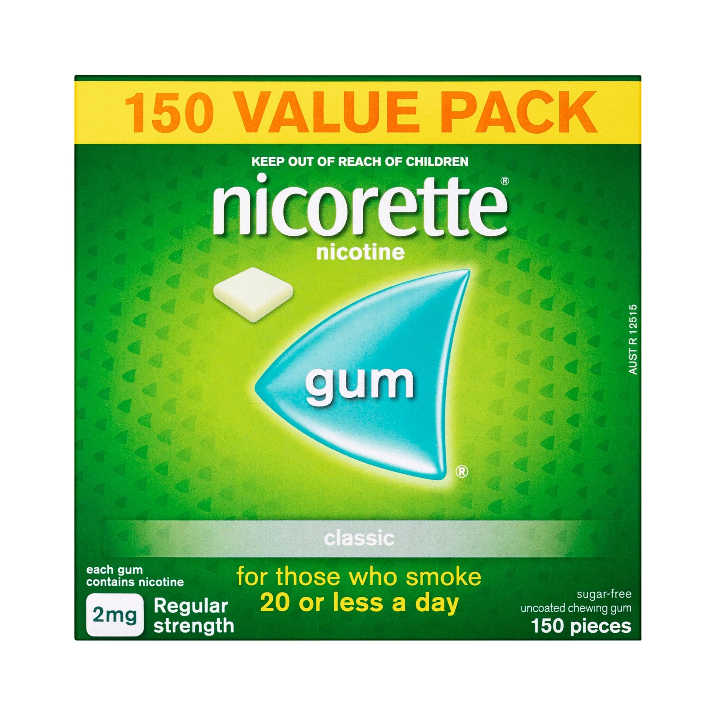 Nicorette Gum Classic 2mg 150s - Image 7