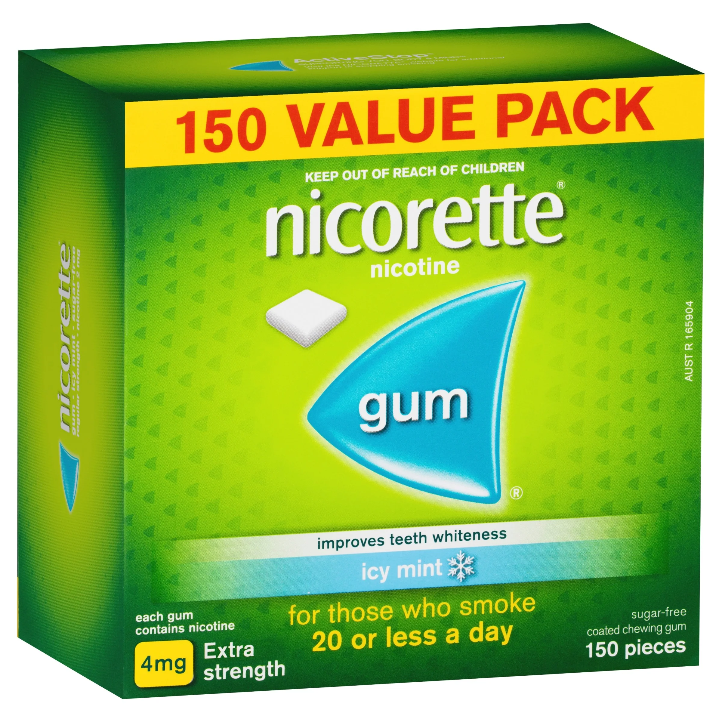 Nicorette Gum Icy Mint 4mg 150s - Image 2