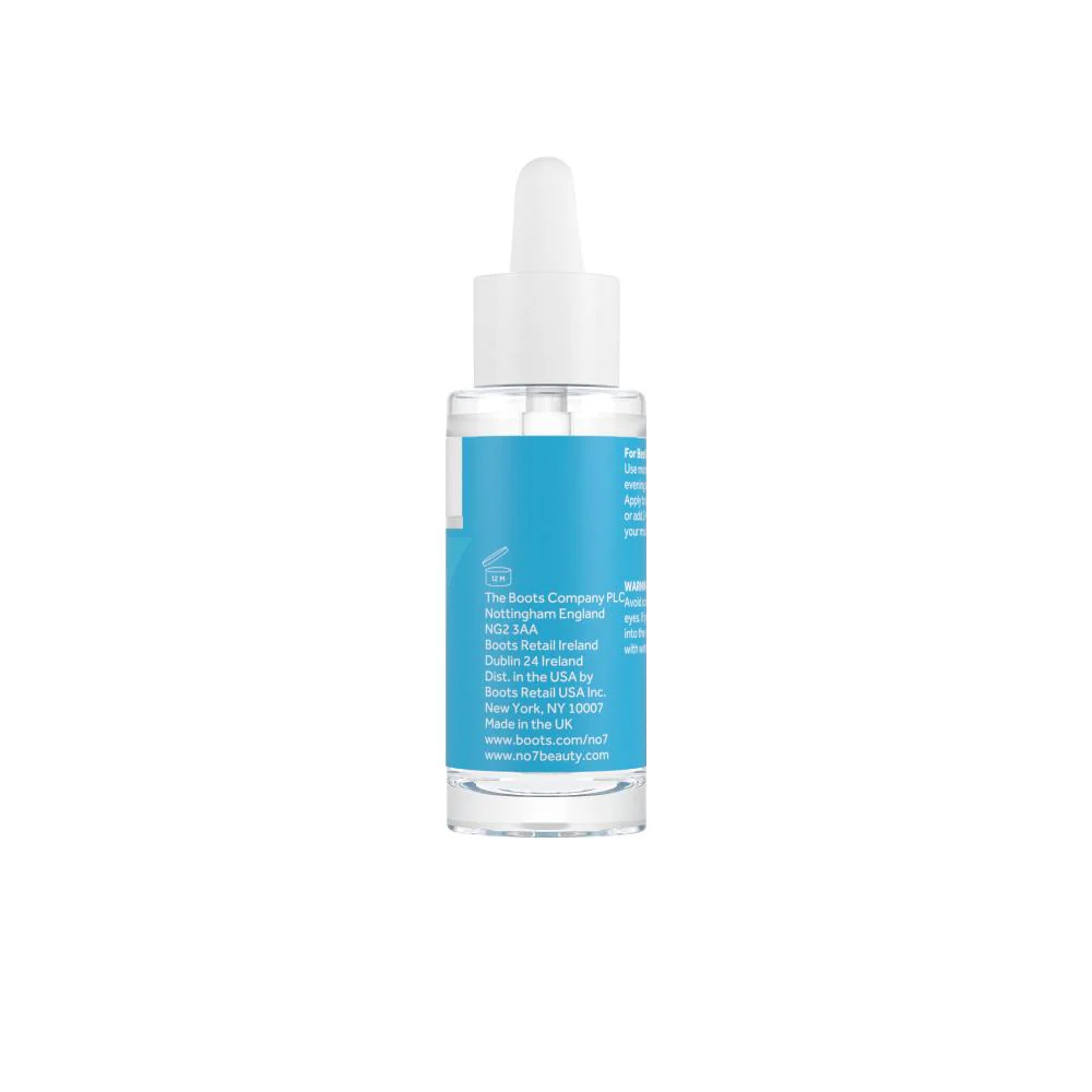 No7 HydraLuminous+ Hydrating 2% Hyaluronic Acid Serum 30ml - Image 9