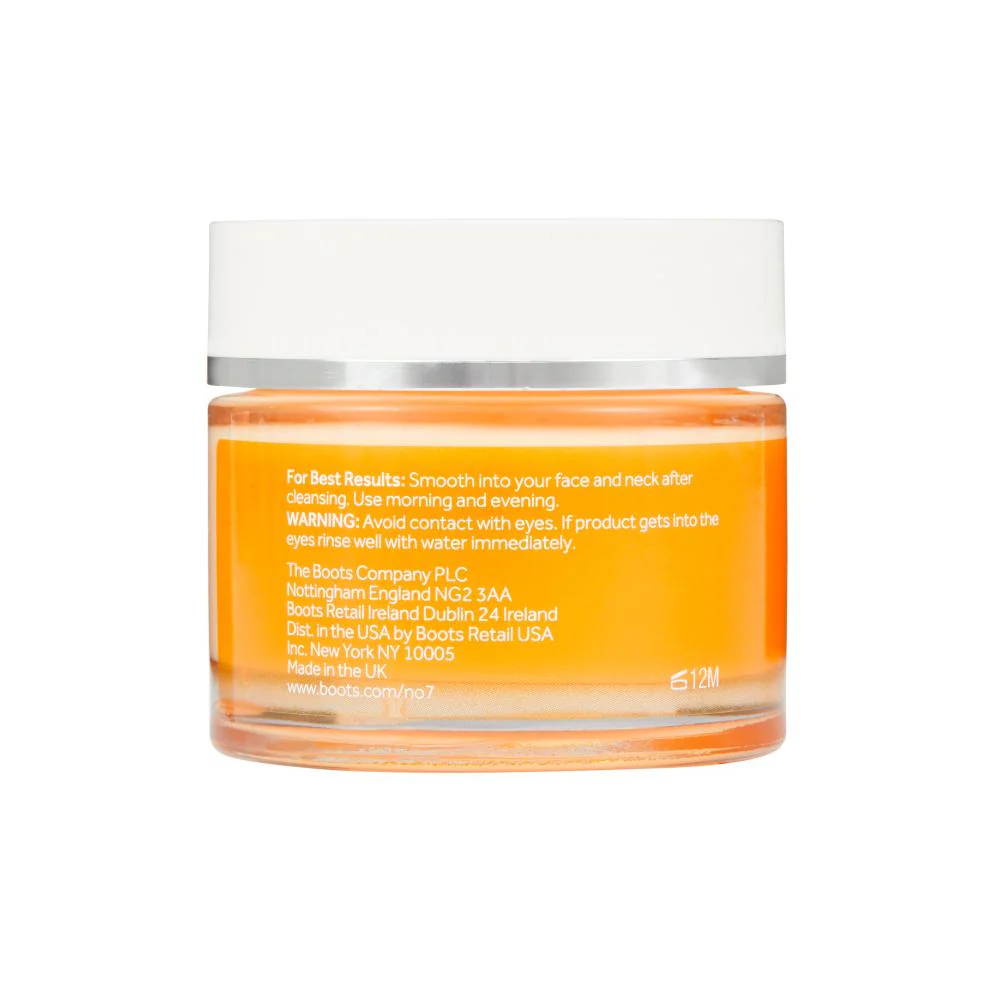 No7 Radiance+ Vitamin C Brightening Day Gel Cream Moisturiser 50ml - Image 8