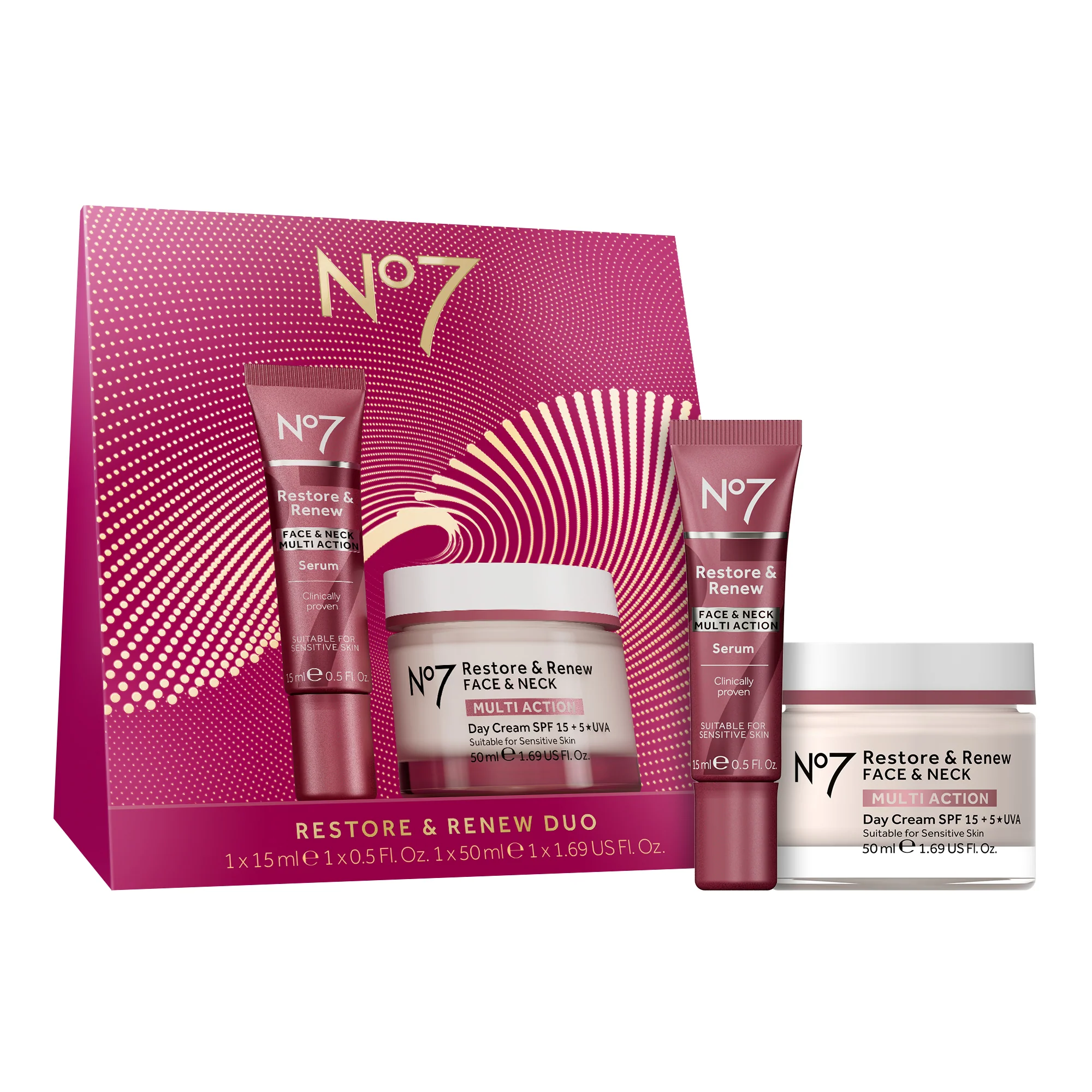 No7 Restore & Renew Duo Set 2pcs - Image 3