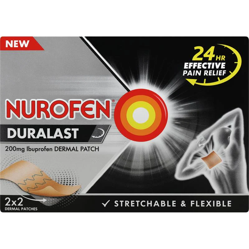 Nurofen Duralast 200mg Dermal Patch 4pk - Image 4