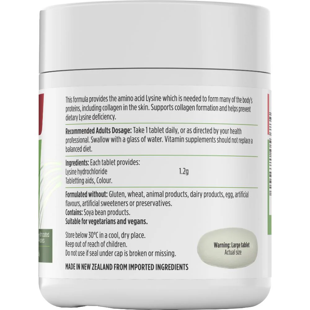 Nutra-Life Lysine 1200 60s - Image 3