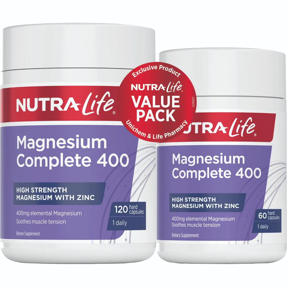 Nutra-Life Magnesium Complete Forte Twinpack Capsules 120s + 60s - Image 2