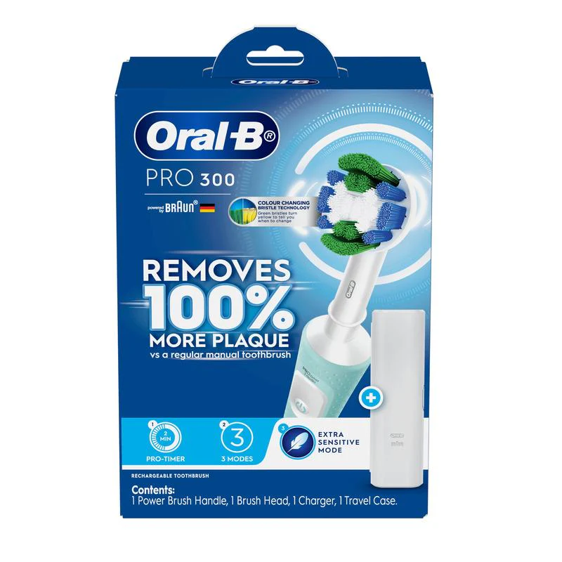 Oral B Pro 300 Electric Toothbrush Mint - Image 2
