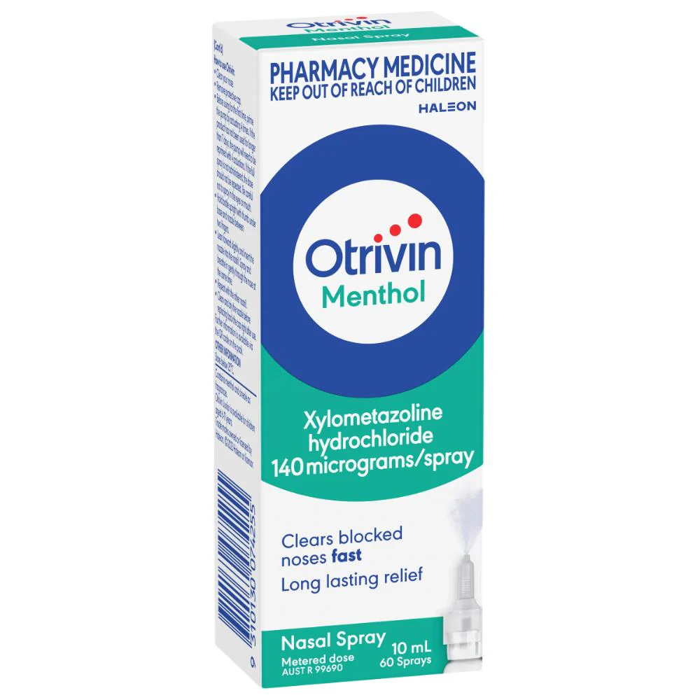 Otrivin Adult Menthol Nasal Spray 10ml - Image 5