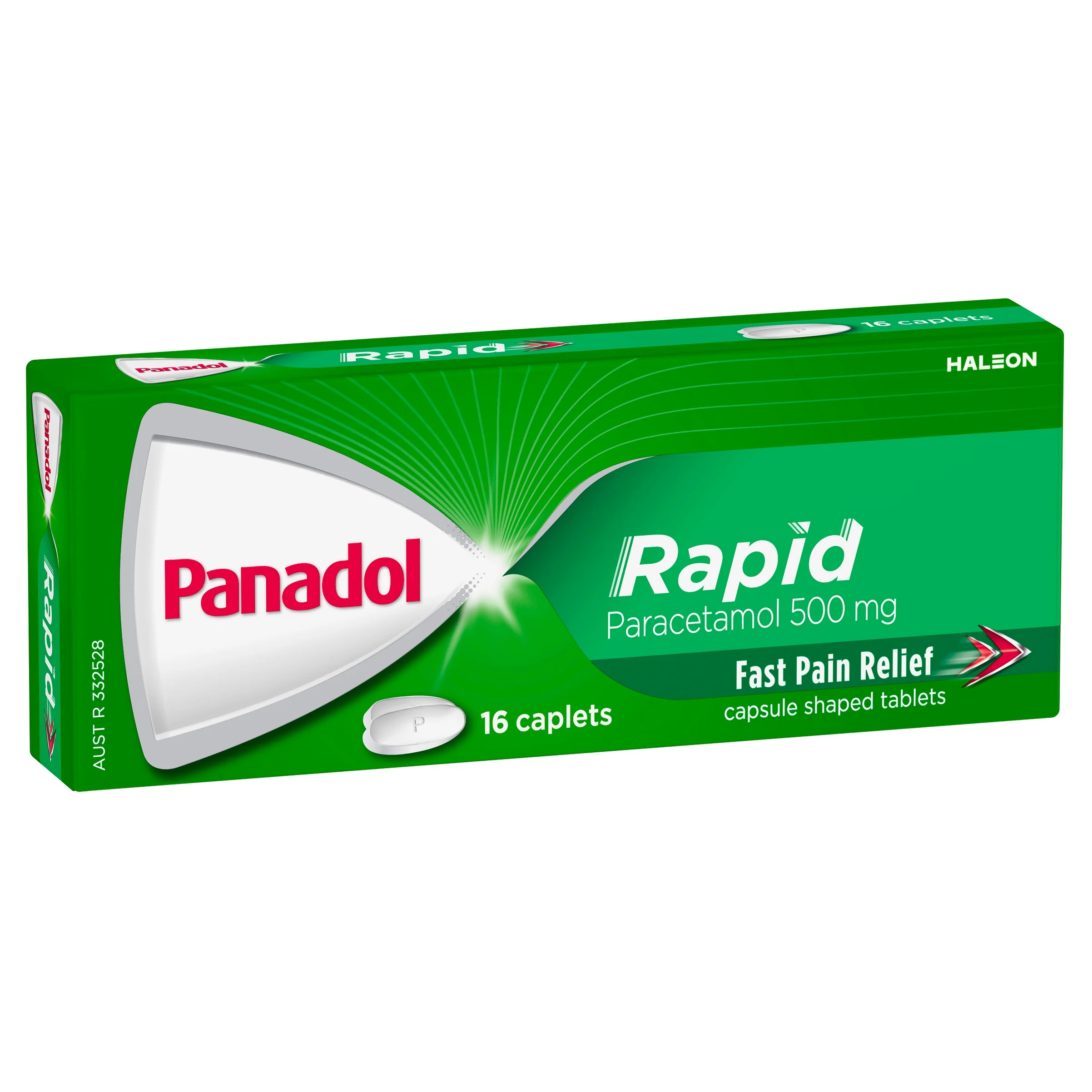 Panadol Rapid Caplets 500mg 16pk - Image 2