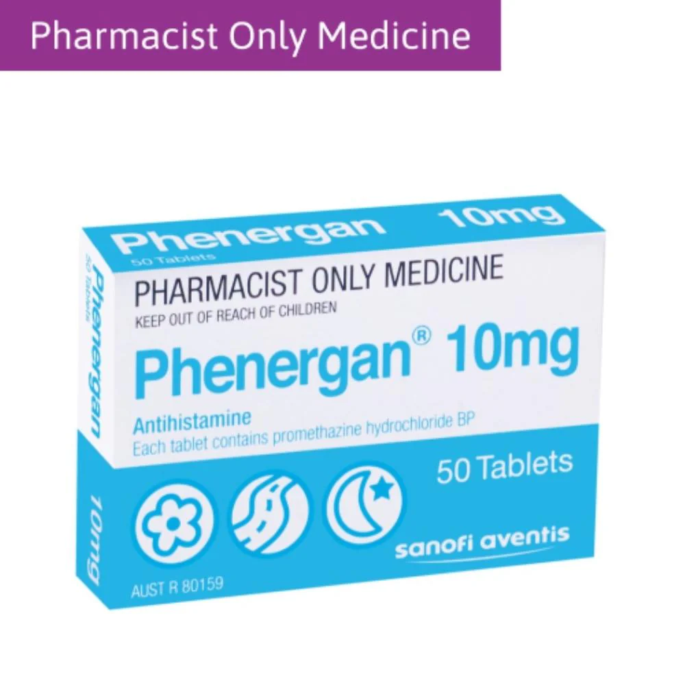 Phenergan FC Tabs 10mg 50s