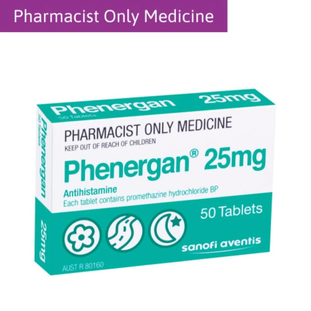 Phenergan FC Tabs 25mg 50s - Image 4