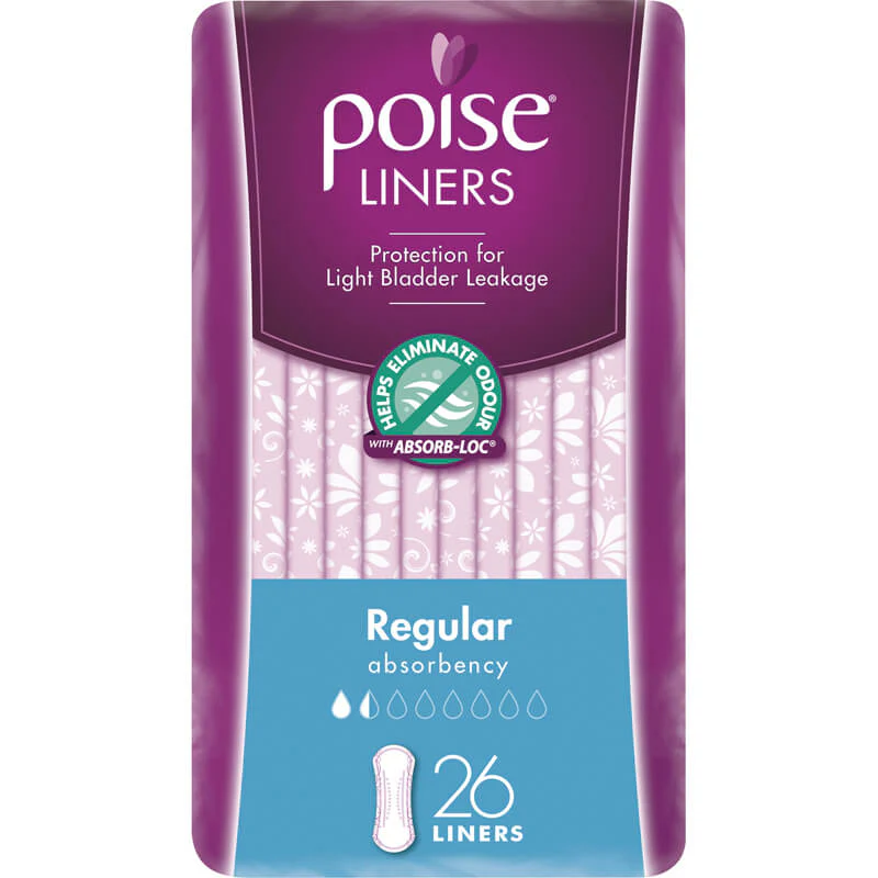 Poise Panty Liners 26pk - Image 2