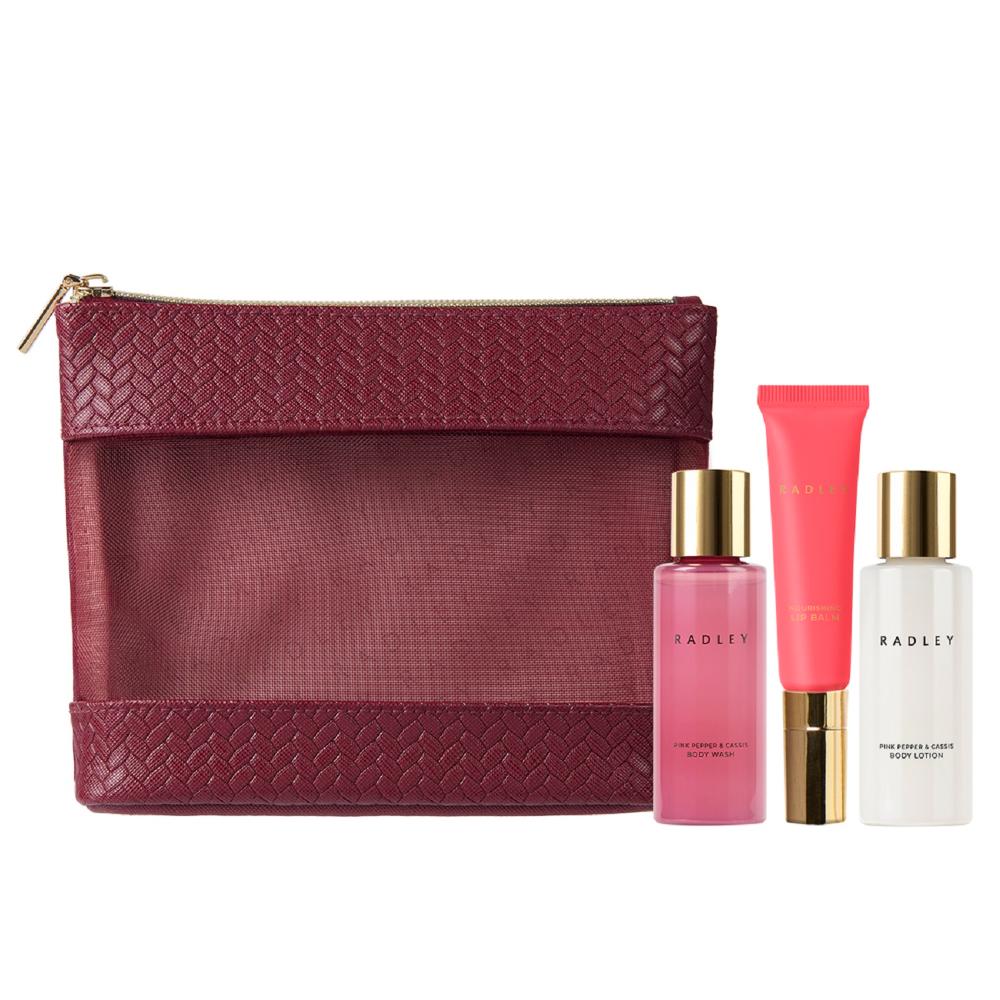 Radley Pink Pepper & Cassis Luxury Travel Collection 3pcs - Image 3