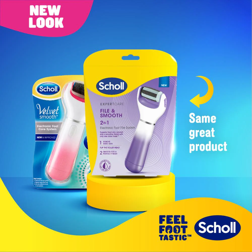Scholl ExpertCare 2in1 Electronic Foot File purple - Image 5