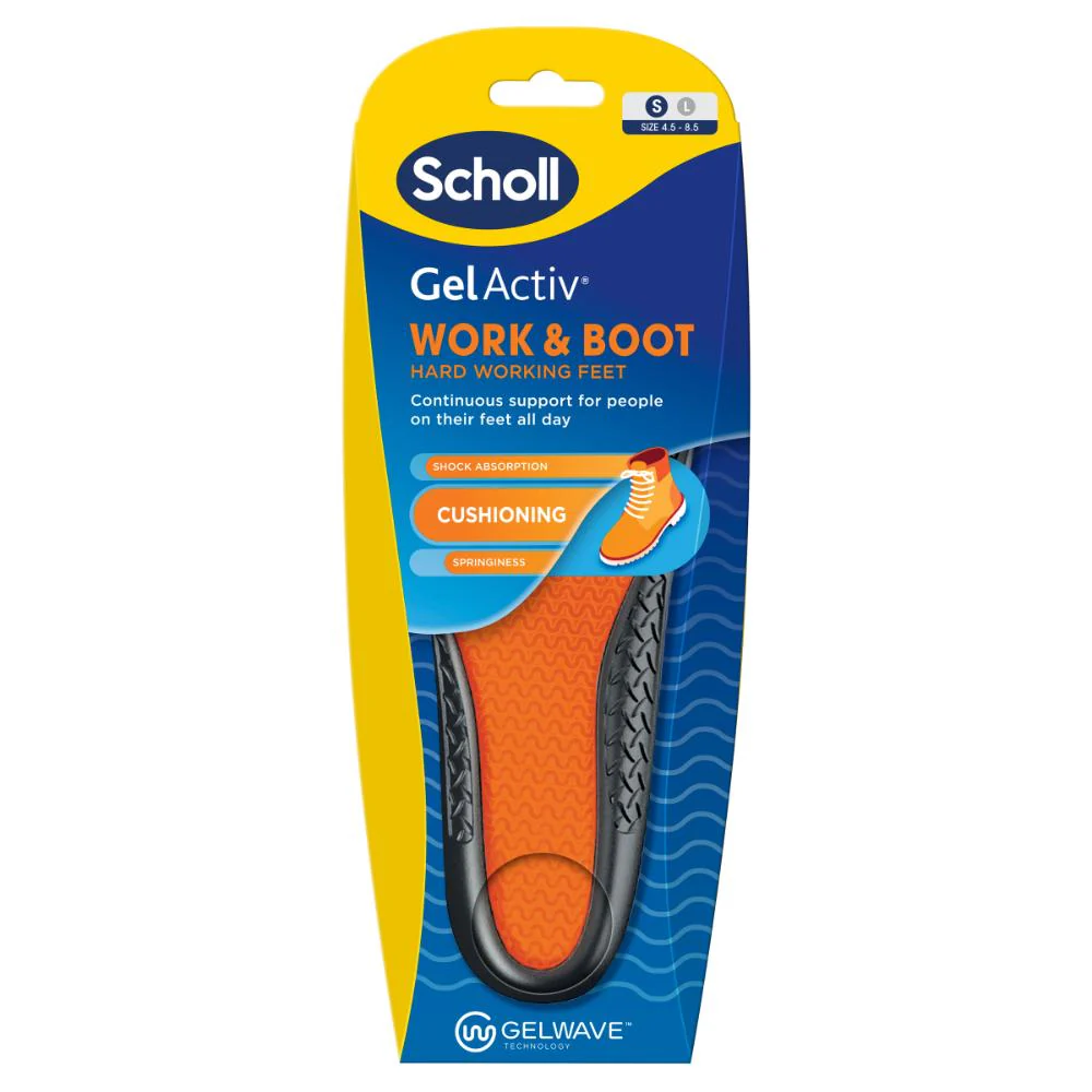 Scholl Gel Activ Insole Work & Boot Small 1pr - Image 3