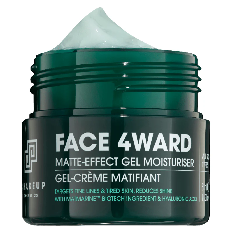 Shake Up Cosmetics Face 4Ward Matte Effect Gel Moisturiser 50ml - Image 2