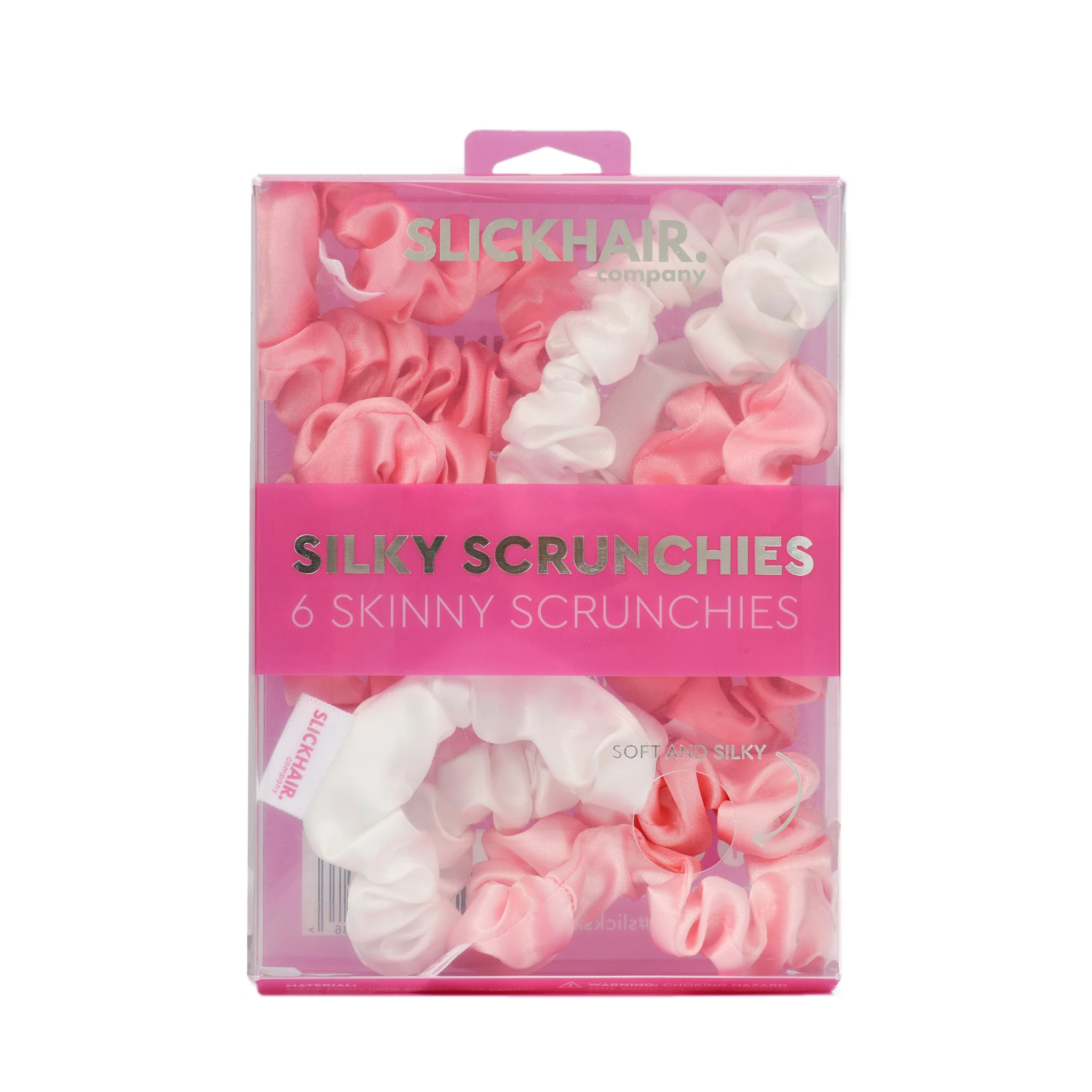 Slick Hair Company Skinny Silky Scrunchies Set 6pcs - Image 2