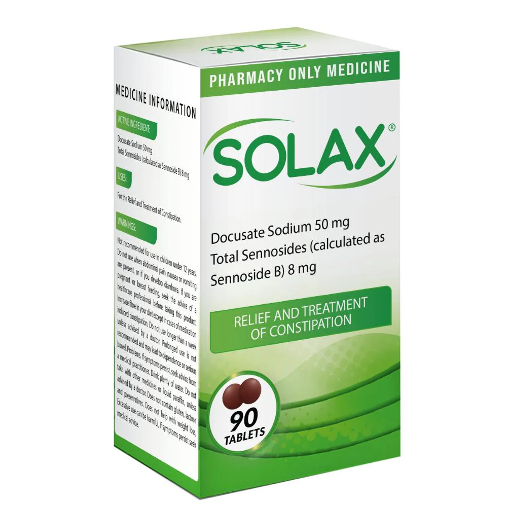 Solax Constipation Relief Tablets 90s