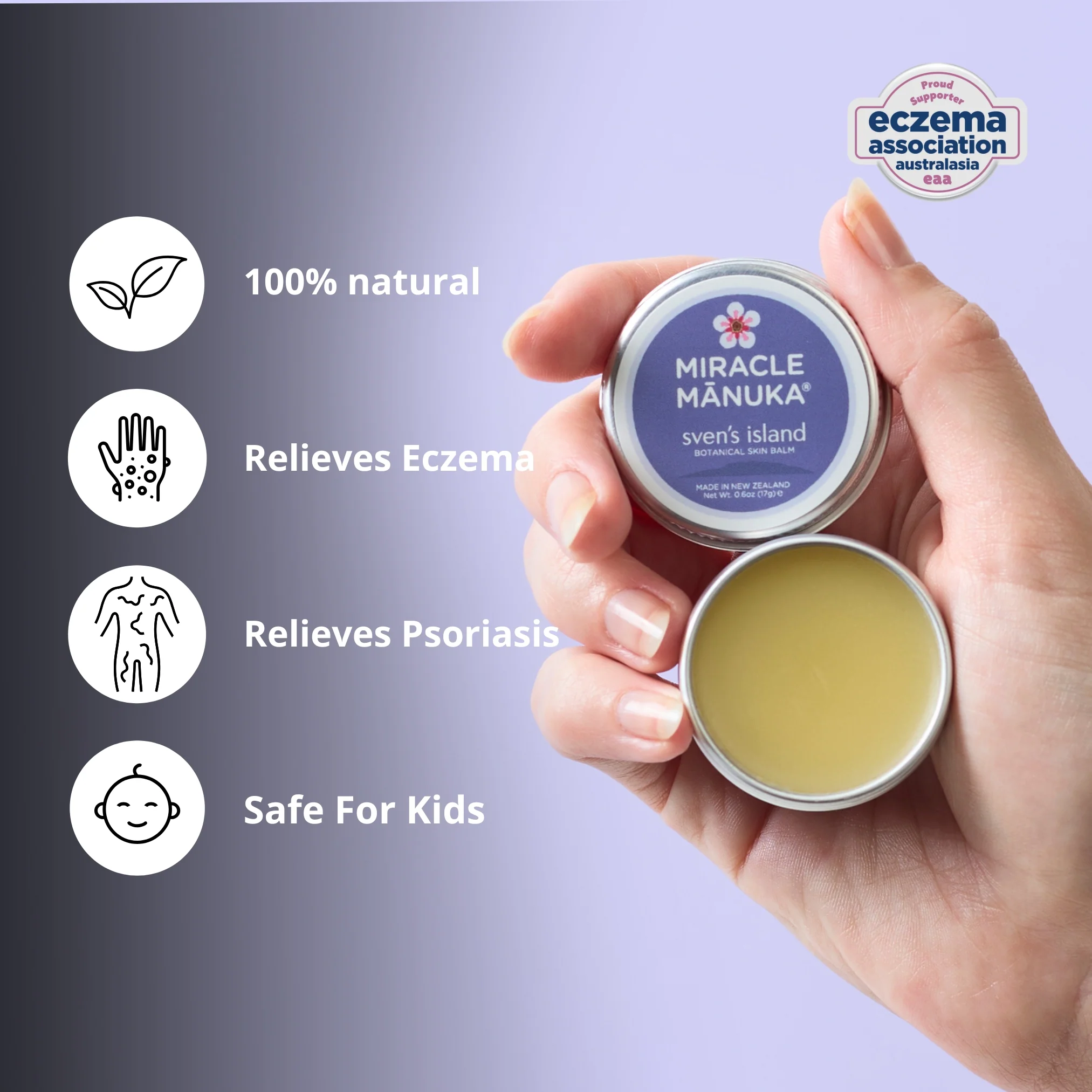 Sven's Island Natural Remedies Miracle Manuka Skin Repair Ointment 17g - Image 13