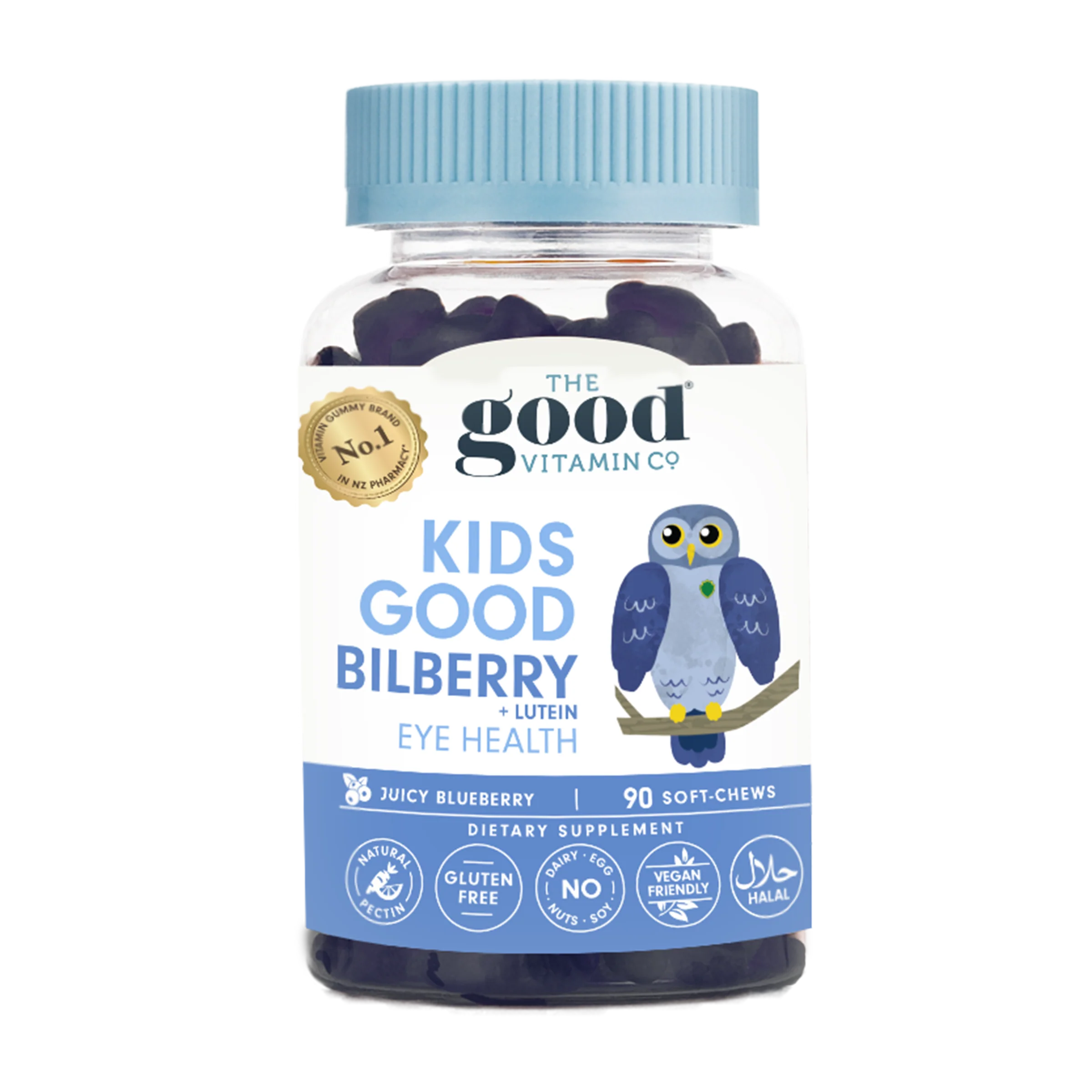 The Good Vitamin Co Kids Good Bilberry + Lutein Soft-Chews 90s