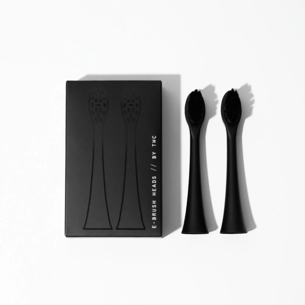 The Whitening Co E-Brush Heads Black 2pk - Image 4