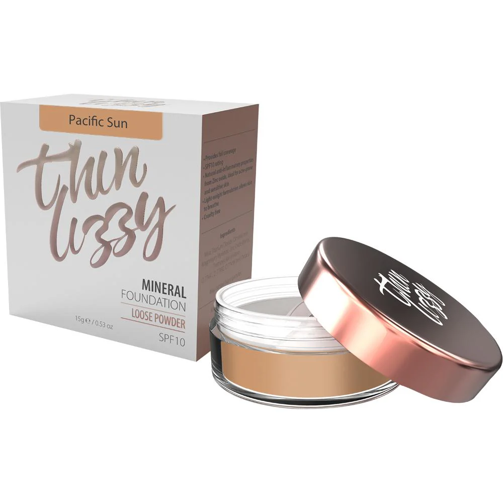 Thin Lizzy Loose Mineral Foundation Pacific Sun 15g