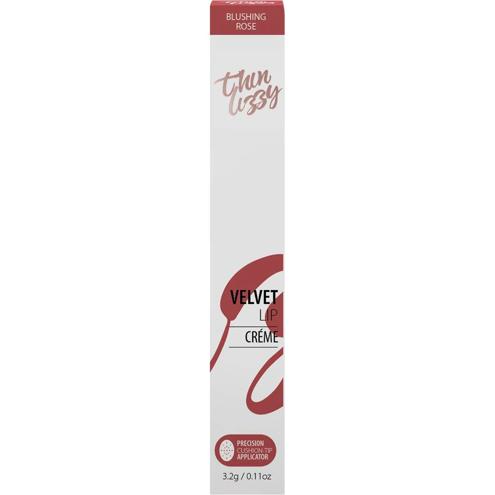 Thin Lizzy Velvet Lip Creme Blushing Rose - Image 2