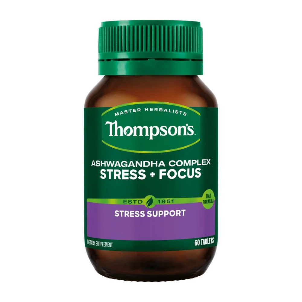 Thompson's Ashwagandha Complex Stress + Focus Tablets 60s - Image 4