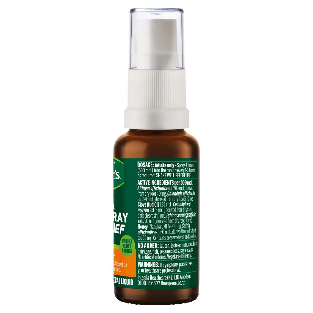 Thompson's Manuka Throat Spray 25ml - Image 3