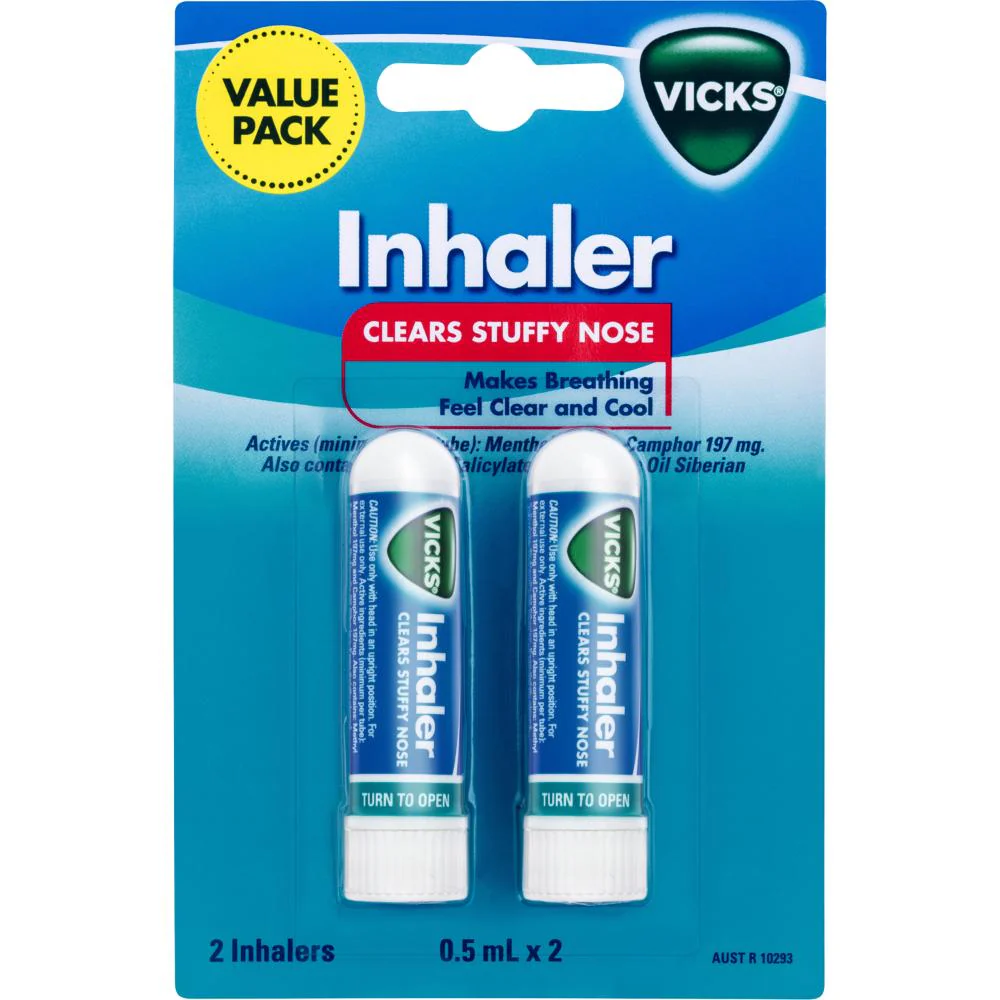 Vicks Inhaler Singler 0.5ml Twin Pack 2pk - Image 3