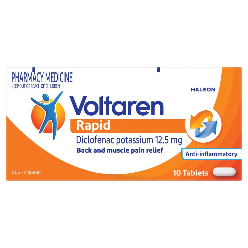 Voltaren Rapid Tabs 12.5mg 10s - Image 15