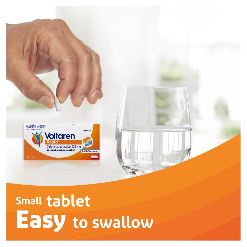 Voltaren Rapid Tabs 12.5mg 20s - Image 11