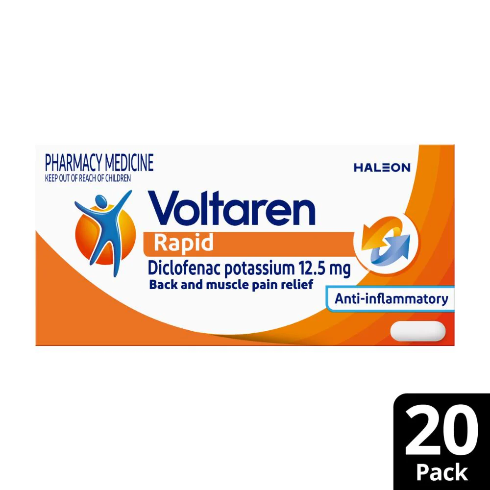 Voltaren Rapid Tabs 12.5mg 20s - Image 12