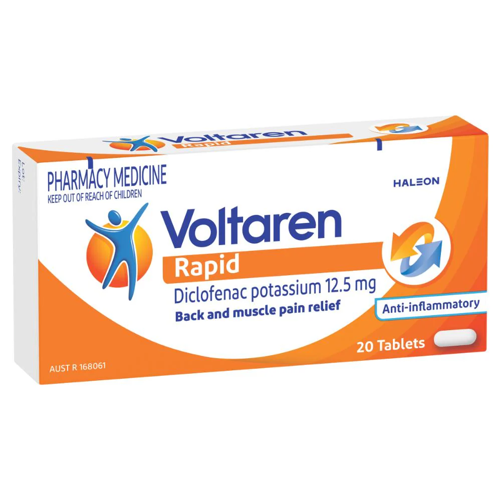 Voltaren Rapid Tabs 12.5mg 20s - Image 14