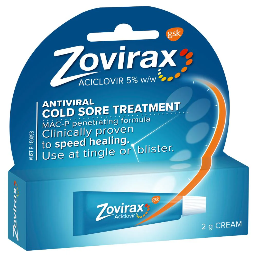 Zovirax Cold Sore Cream Tube 2g - Image 11